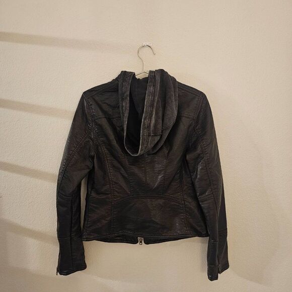 We the Free Monroe Hooded Vegan Jacket Sz S - Picture 4 of 6